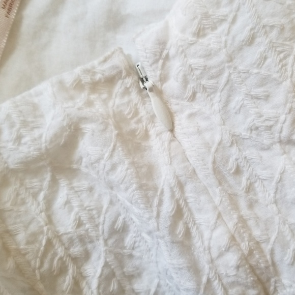 Free People White Embroidered Lined Shorts - Picture 5 of 6